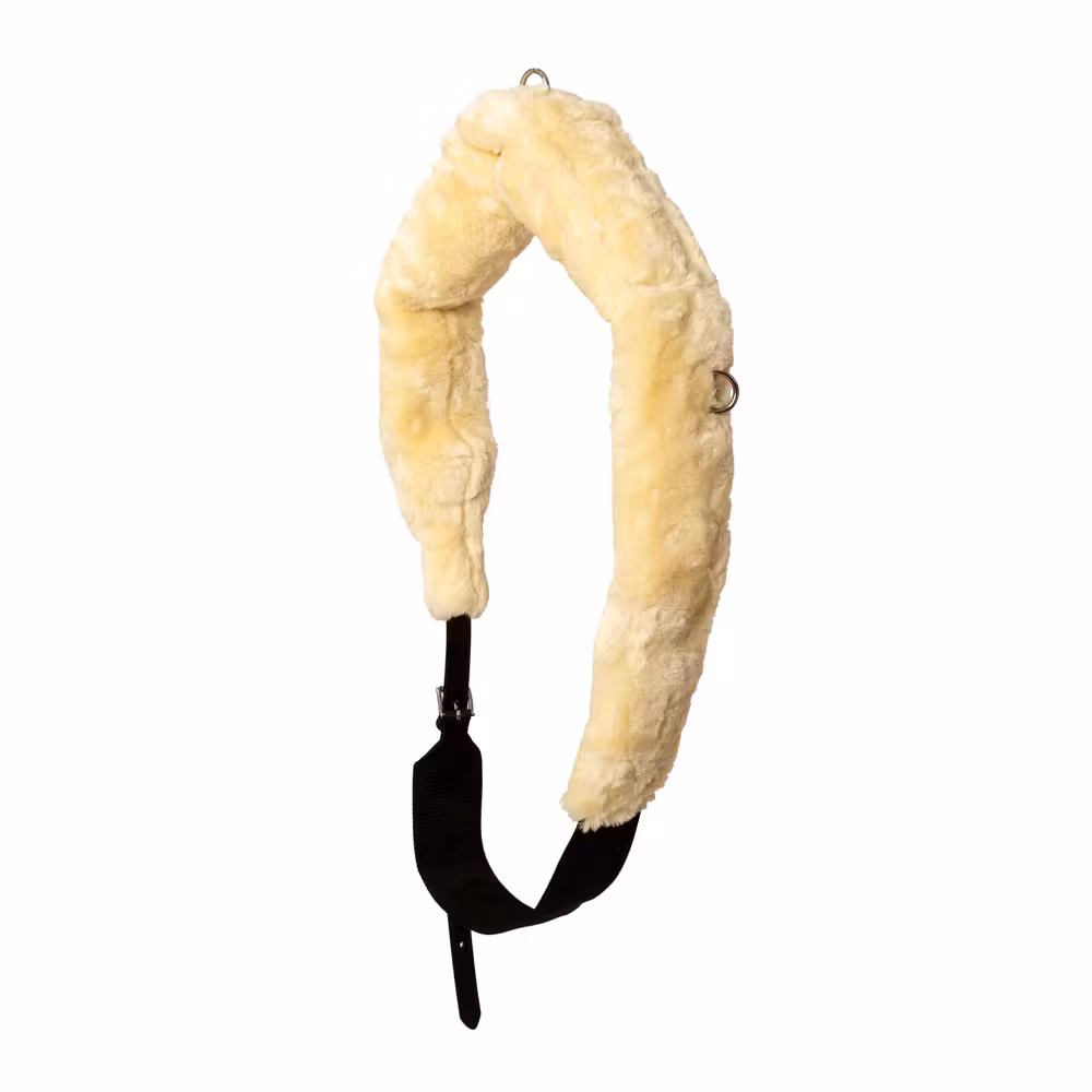 Sheepskin Nylon walker girth Full black