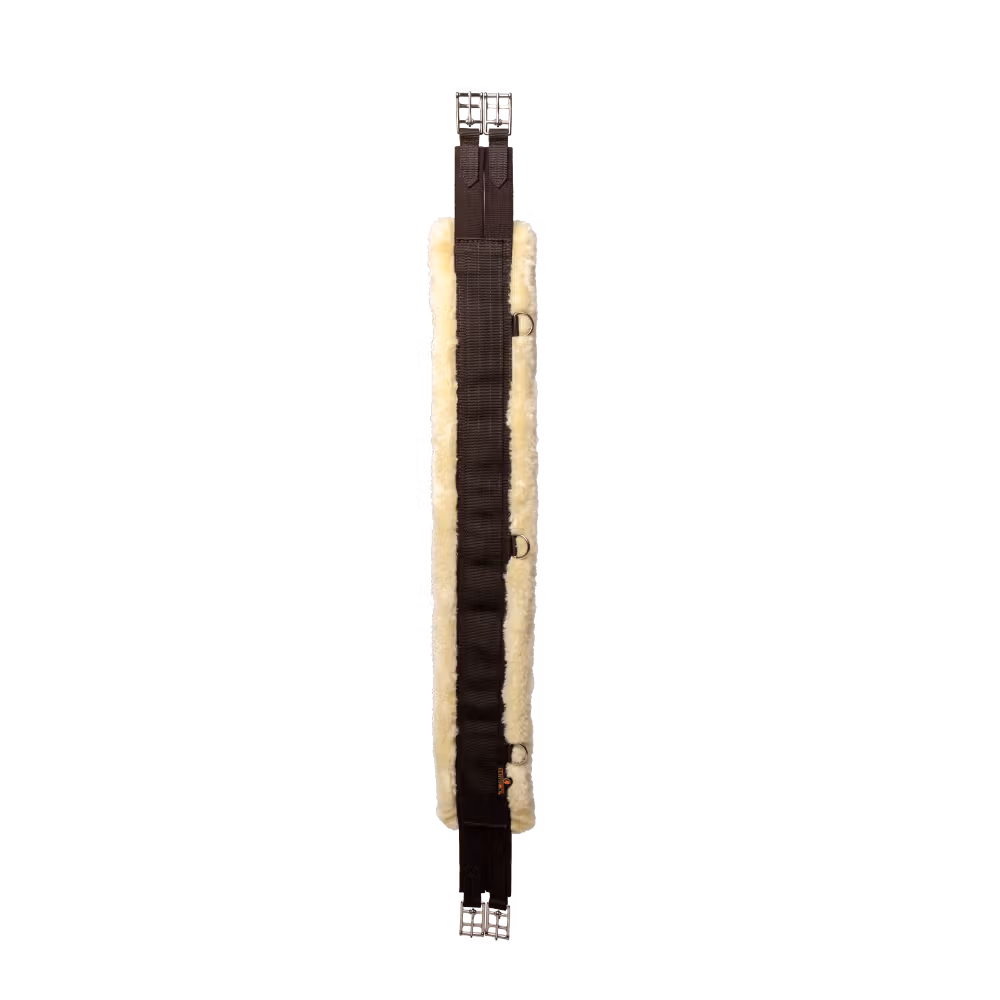 Sheepskin Girth brown 130cm