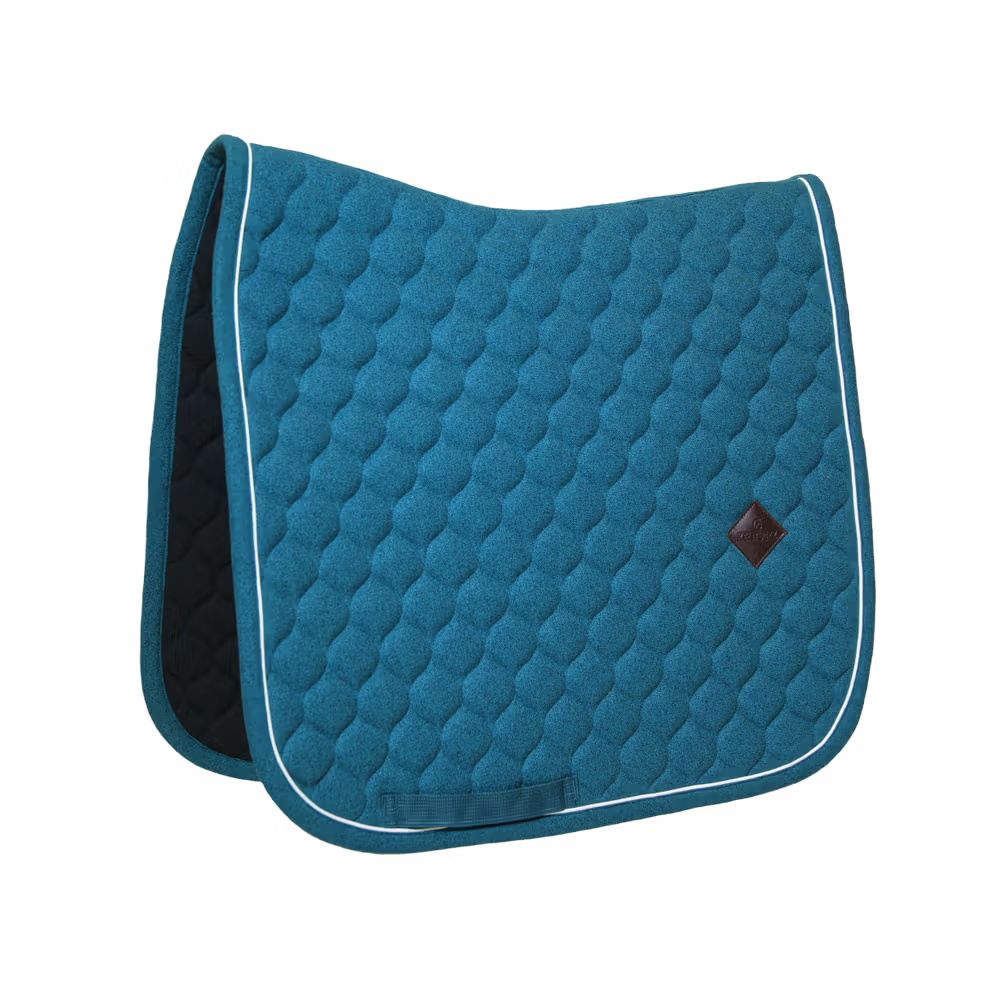Saddle Pad melange dressage dark green