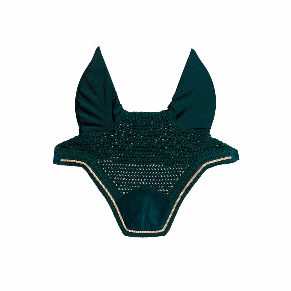 Fly veil Wellington velvet mustard cob