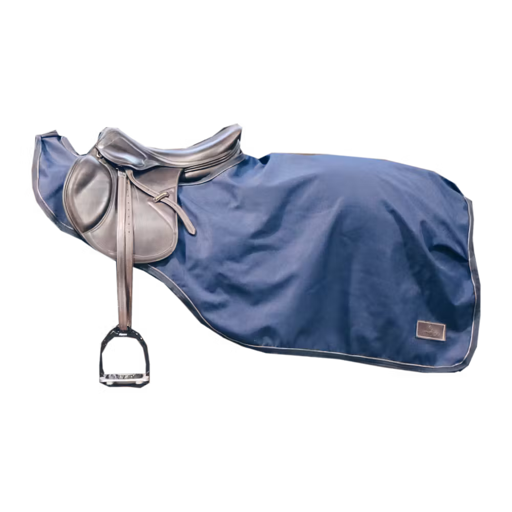 Riding rug all weather navy 160 gram large