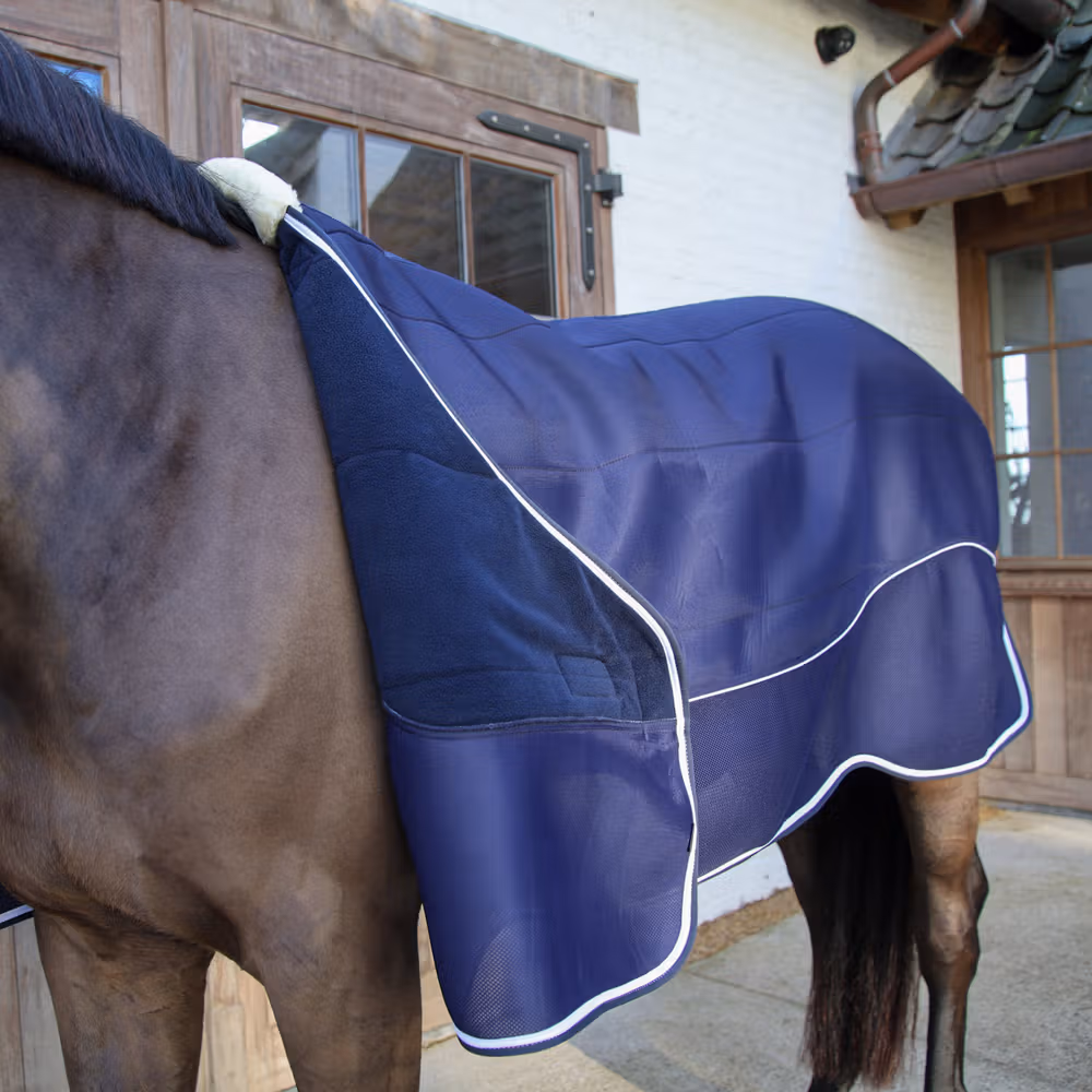 Turnout rug Comfort 3D Fleece Liner navy 140-6'3