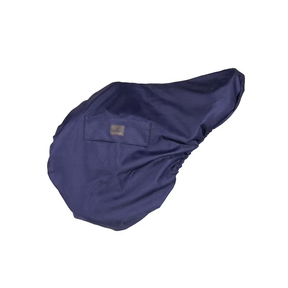 Saddle cover waterproof show jumping navy