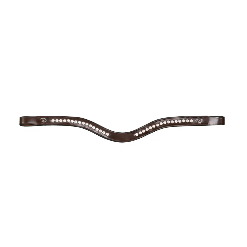 Half Swarovski V-Shaped Browband