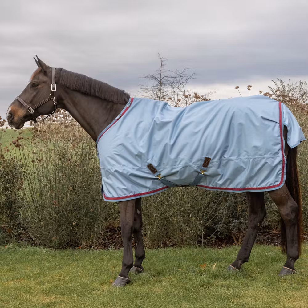 Turnout rug all weather waterproof pro denim with braided cord bor 155-6'9 160 g