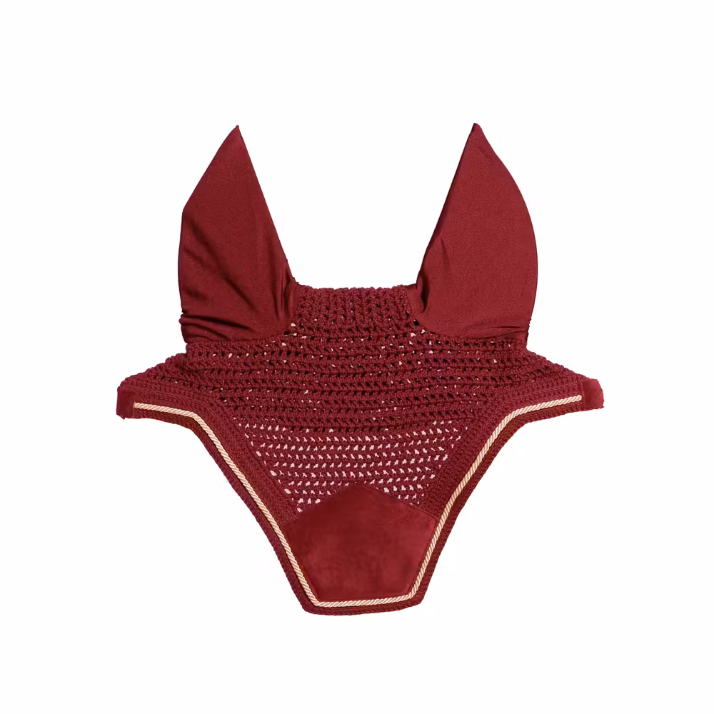 Fly veil Wellington velvet mustard cob