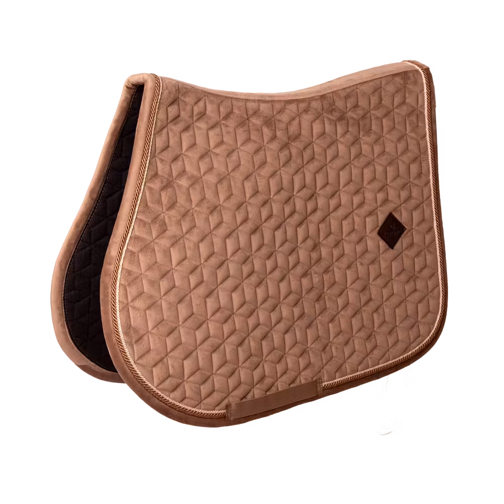 Saddle Pad velvet jumping dark green pony