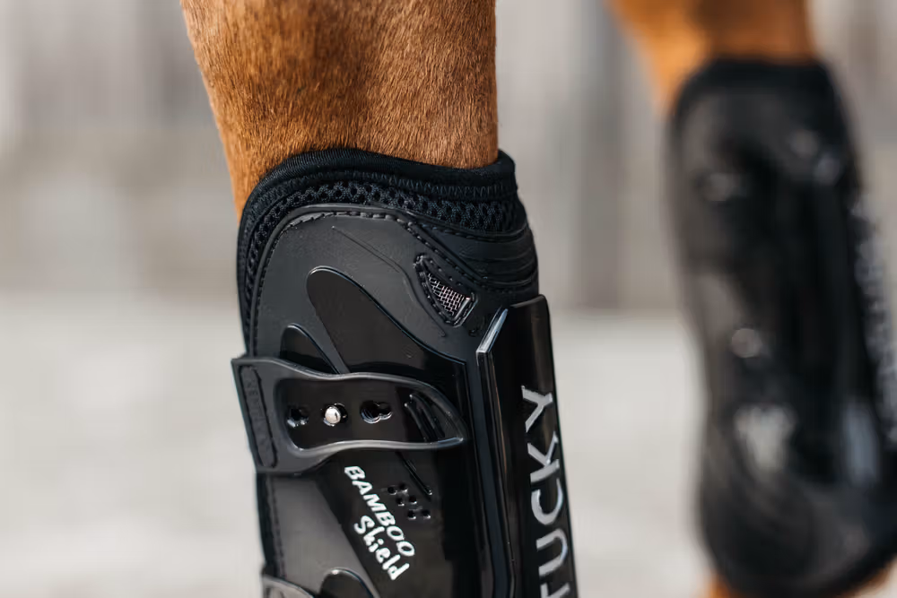 Tendon Boots bamboo Elastic black XS
