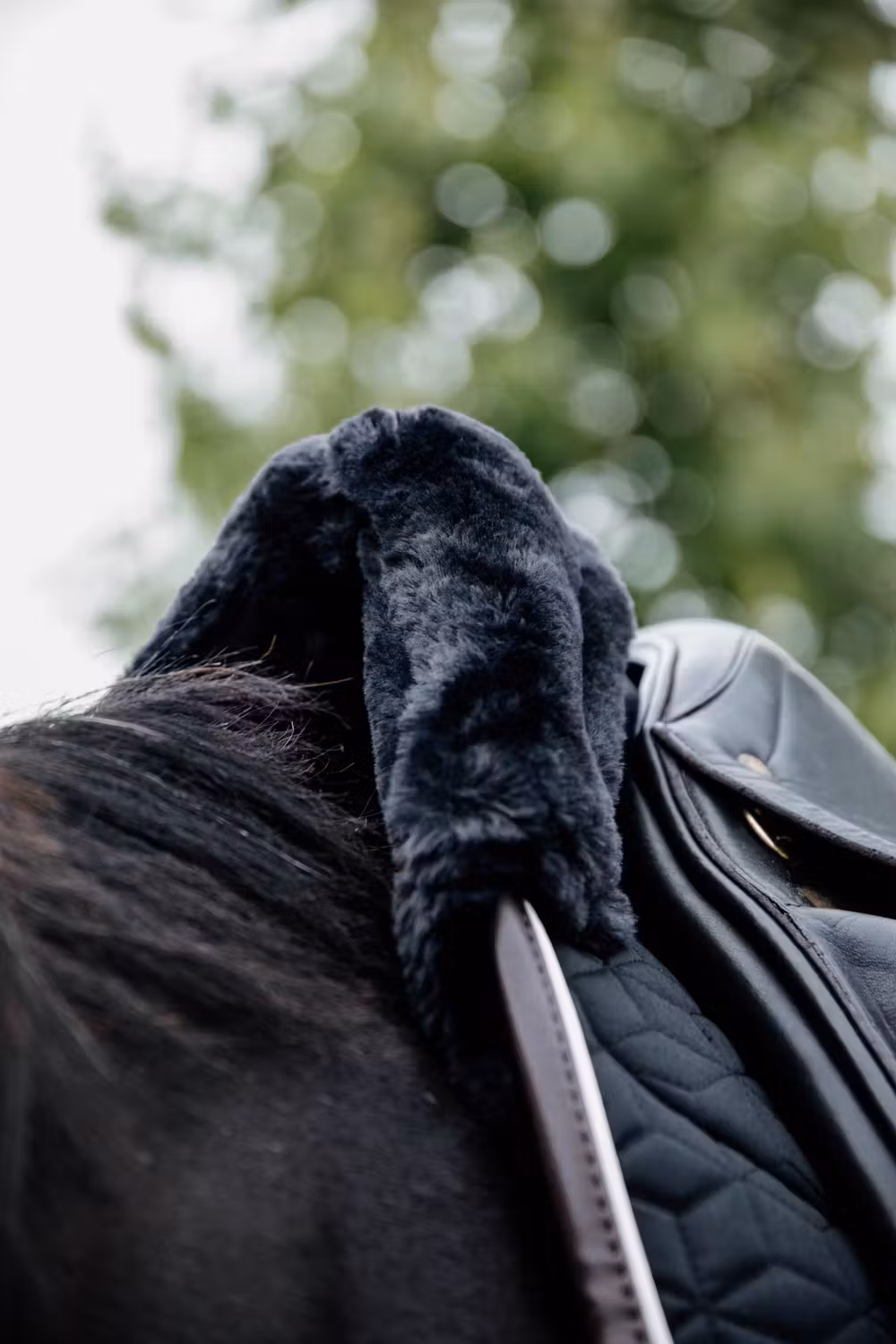 Skin Friendly Saddle Pad dressage black