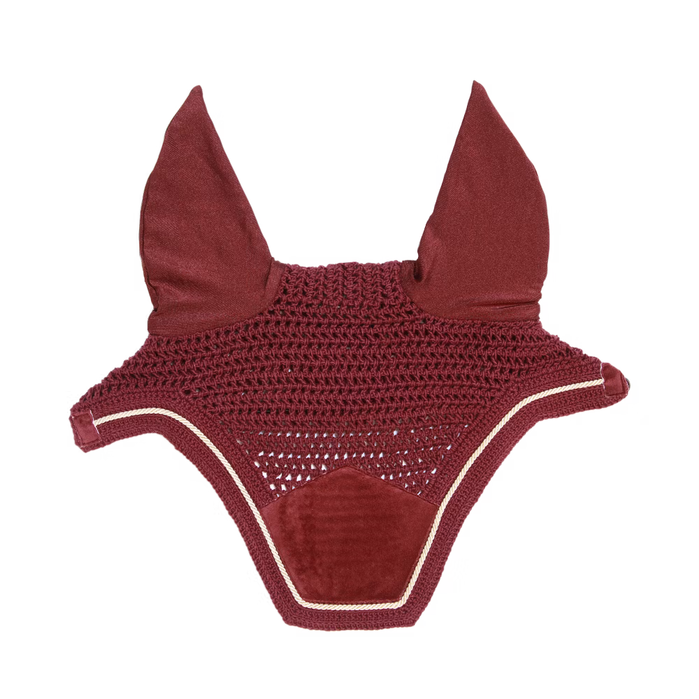 Fly veil Wellington velvet mustard cob