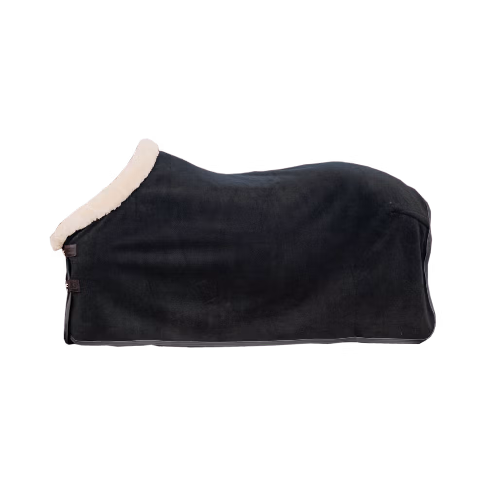 Fleece rug show 'heavy' navy 145-6'6