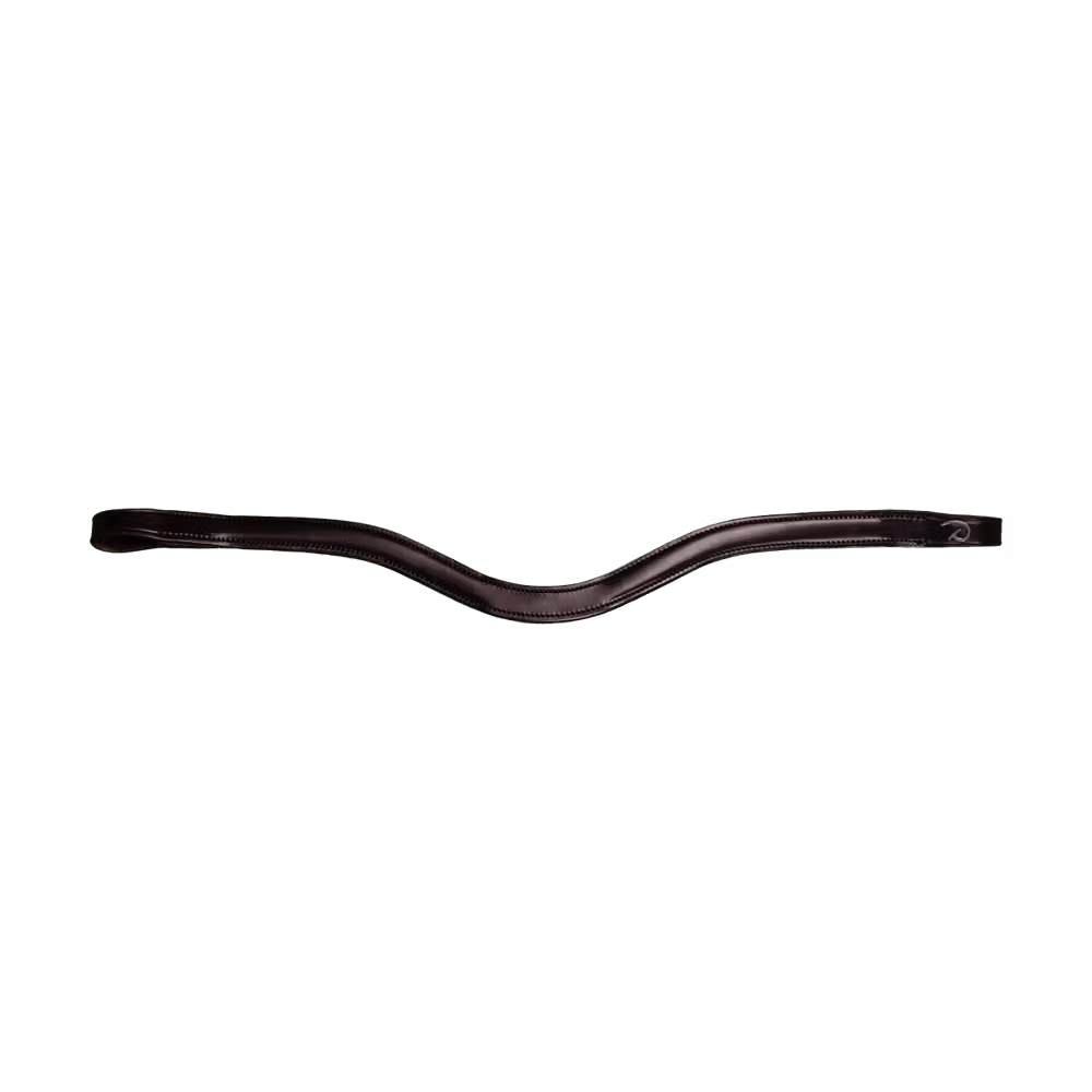 Flat Leather V-Shaped Browband