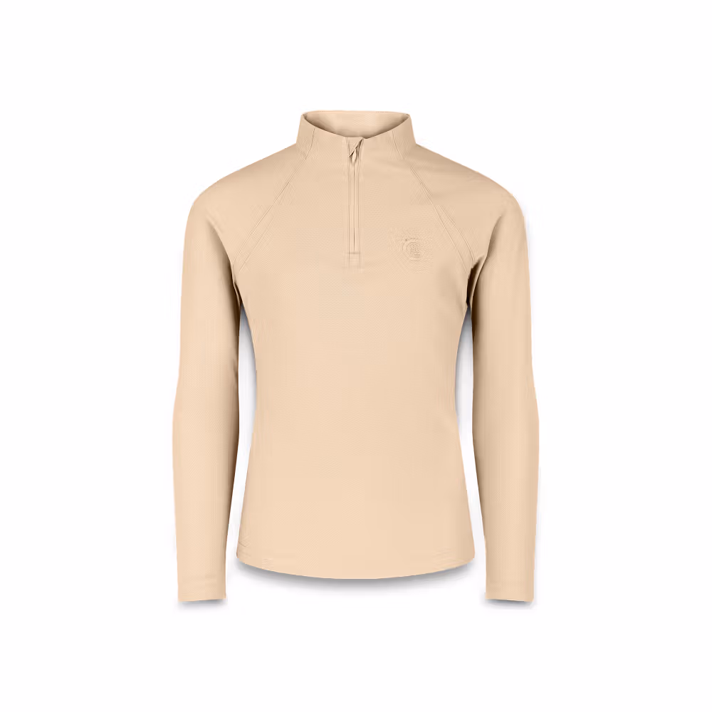Madrid kids girl training shirt long sleeve beige size 150