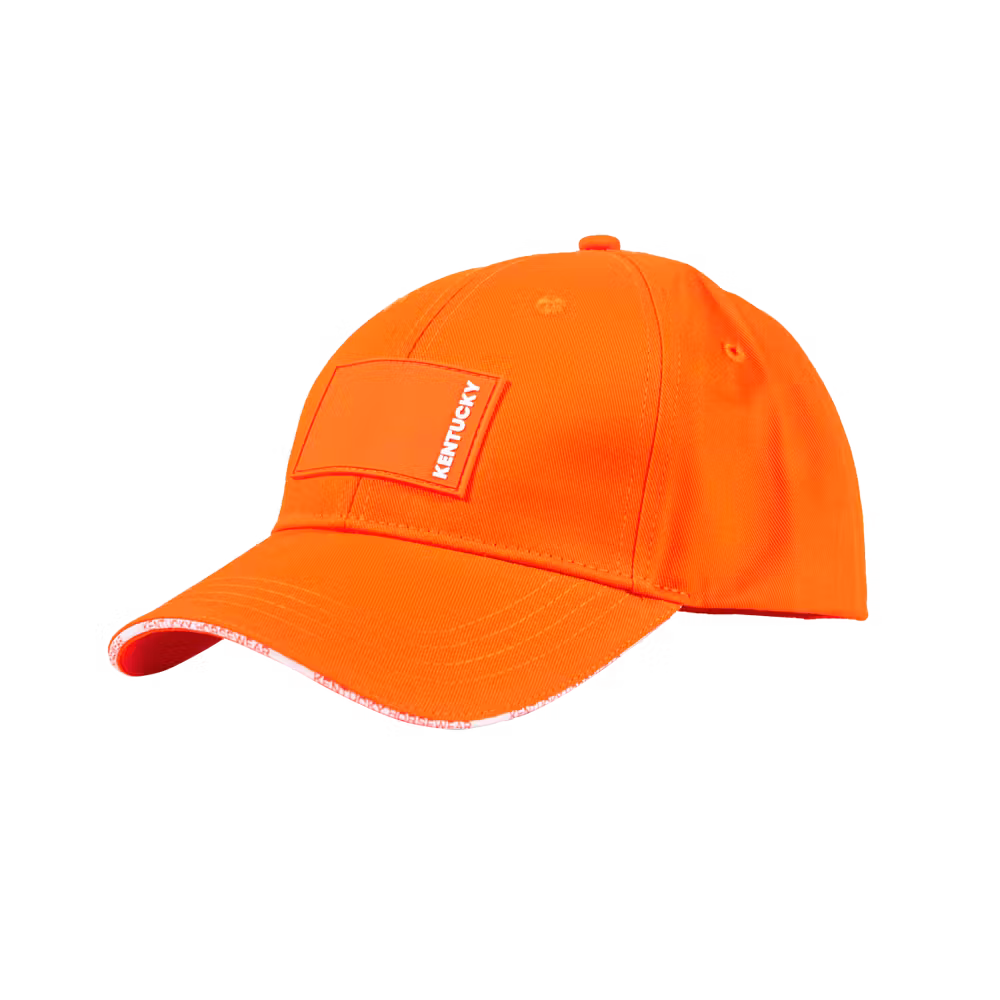 Cap rubber logo beige