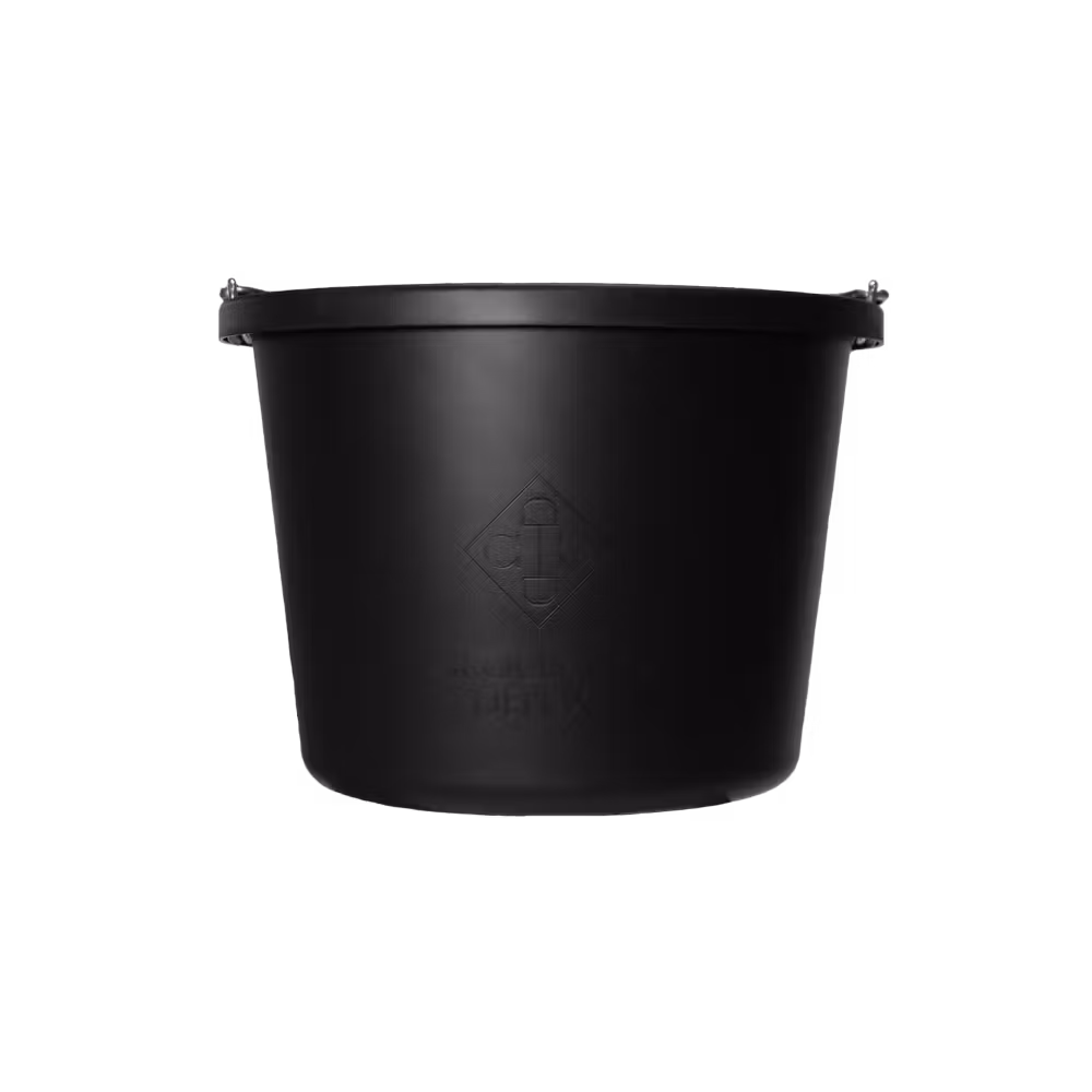Water bucket black 12L