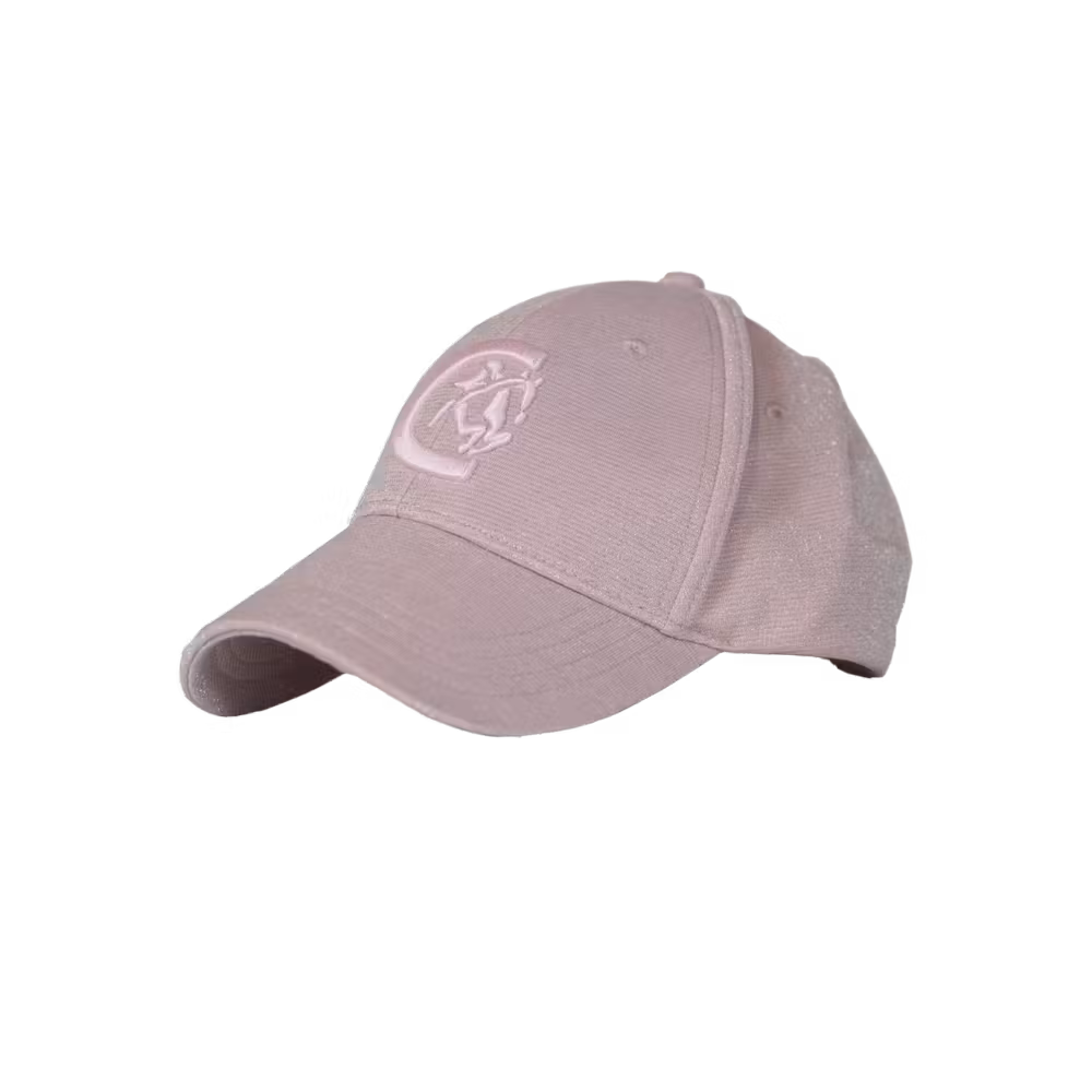Baseball cap glitter soft rose