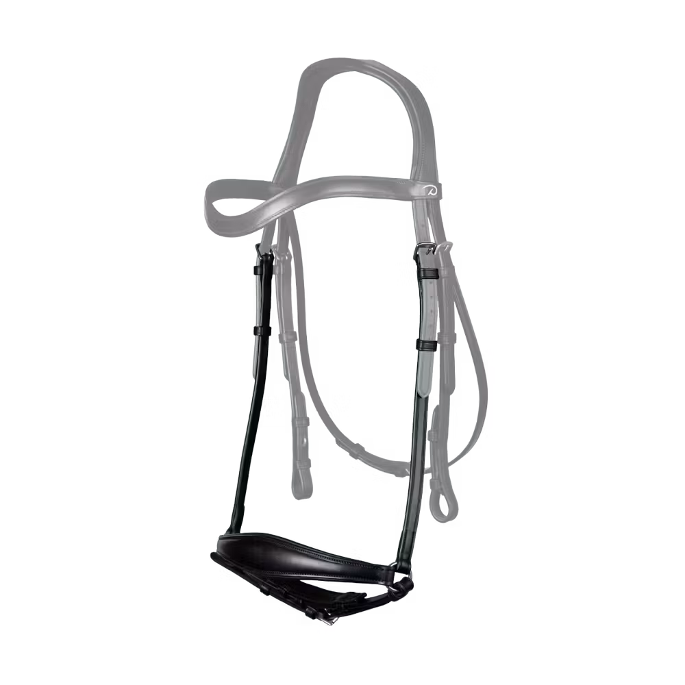 Matte Drop Noseband With Pull Back