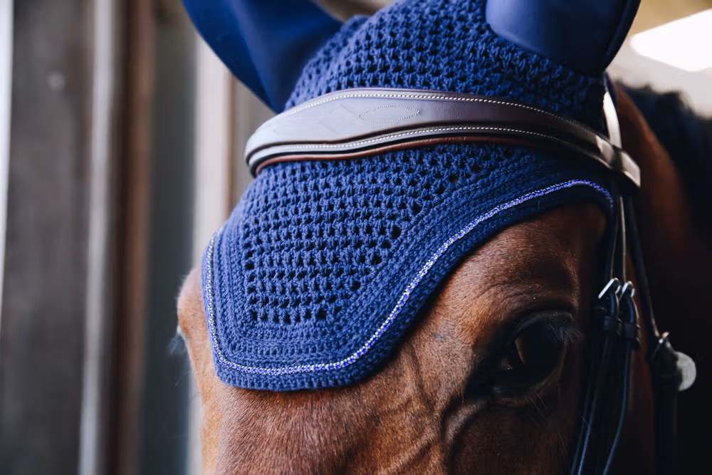 Fly veil Wellington sparkling dark navy