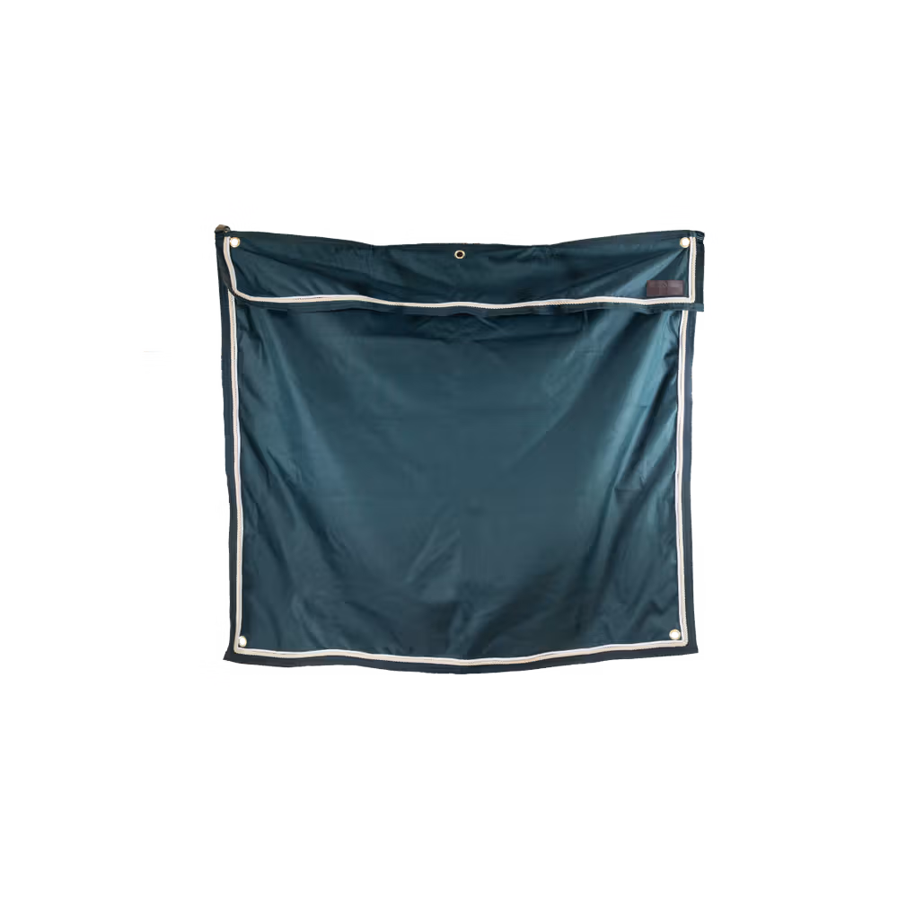 Stable curtain waterproof classic short navy 135cmx125cm