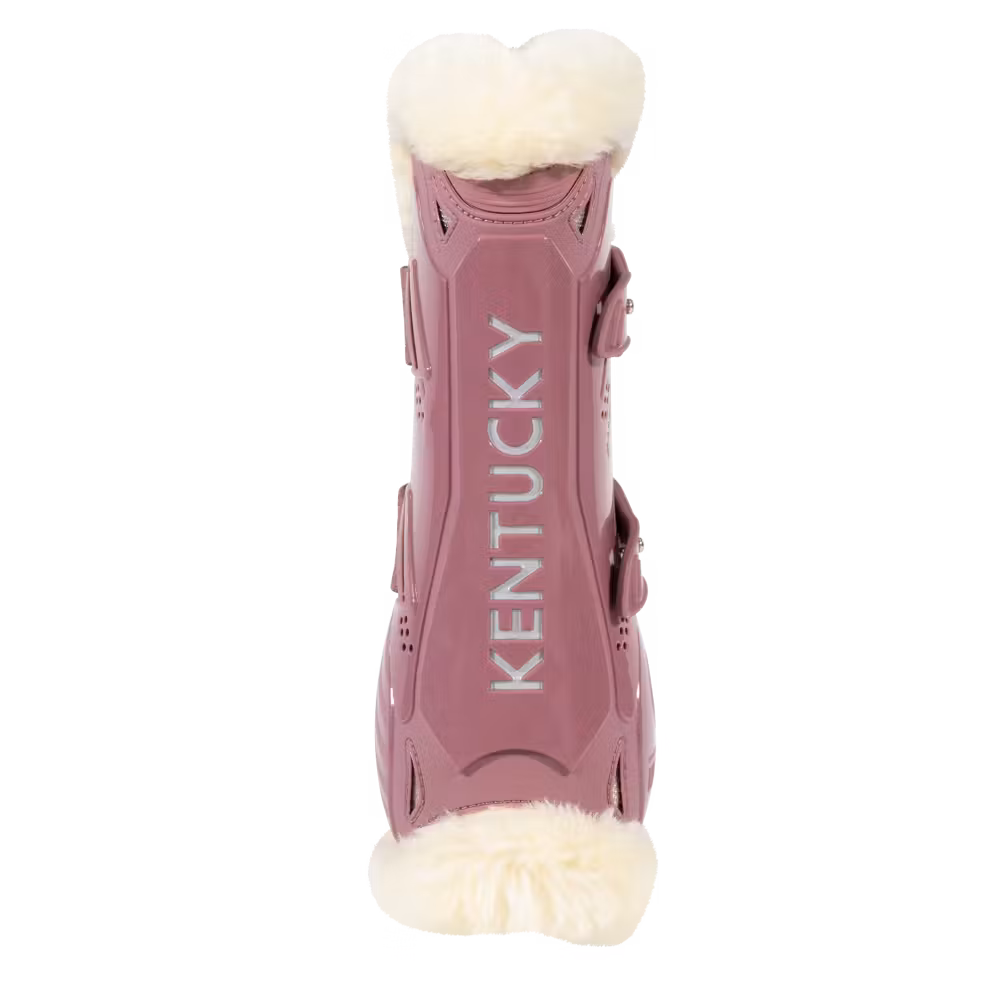 Vegan Sheepskin Tendon Boots bamboo Elastic black S