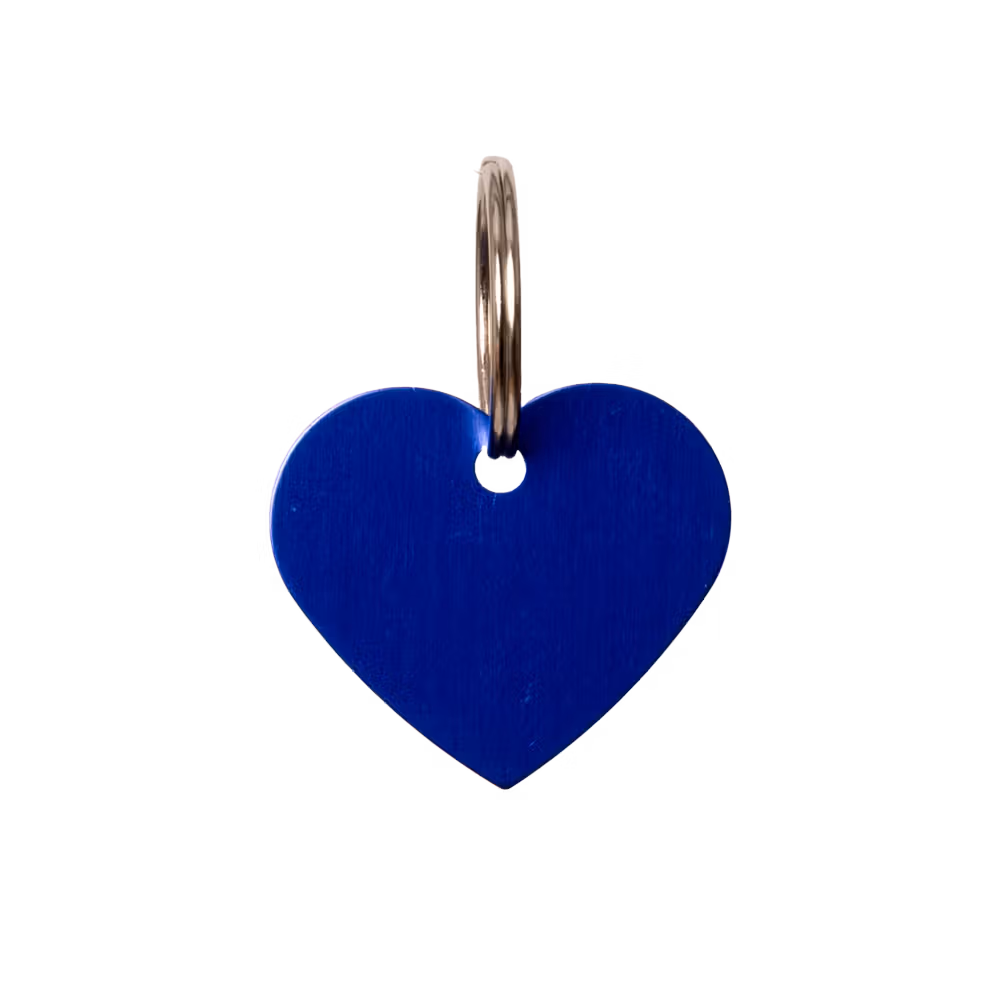 Name Plate heart size S 2,5cm old rose