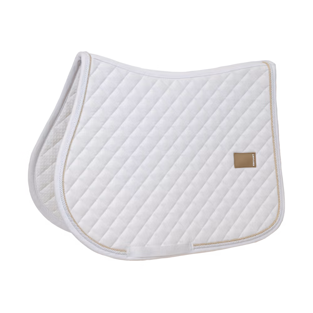 Saddle Pad diamond rope jumping pine green