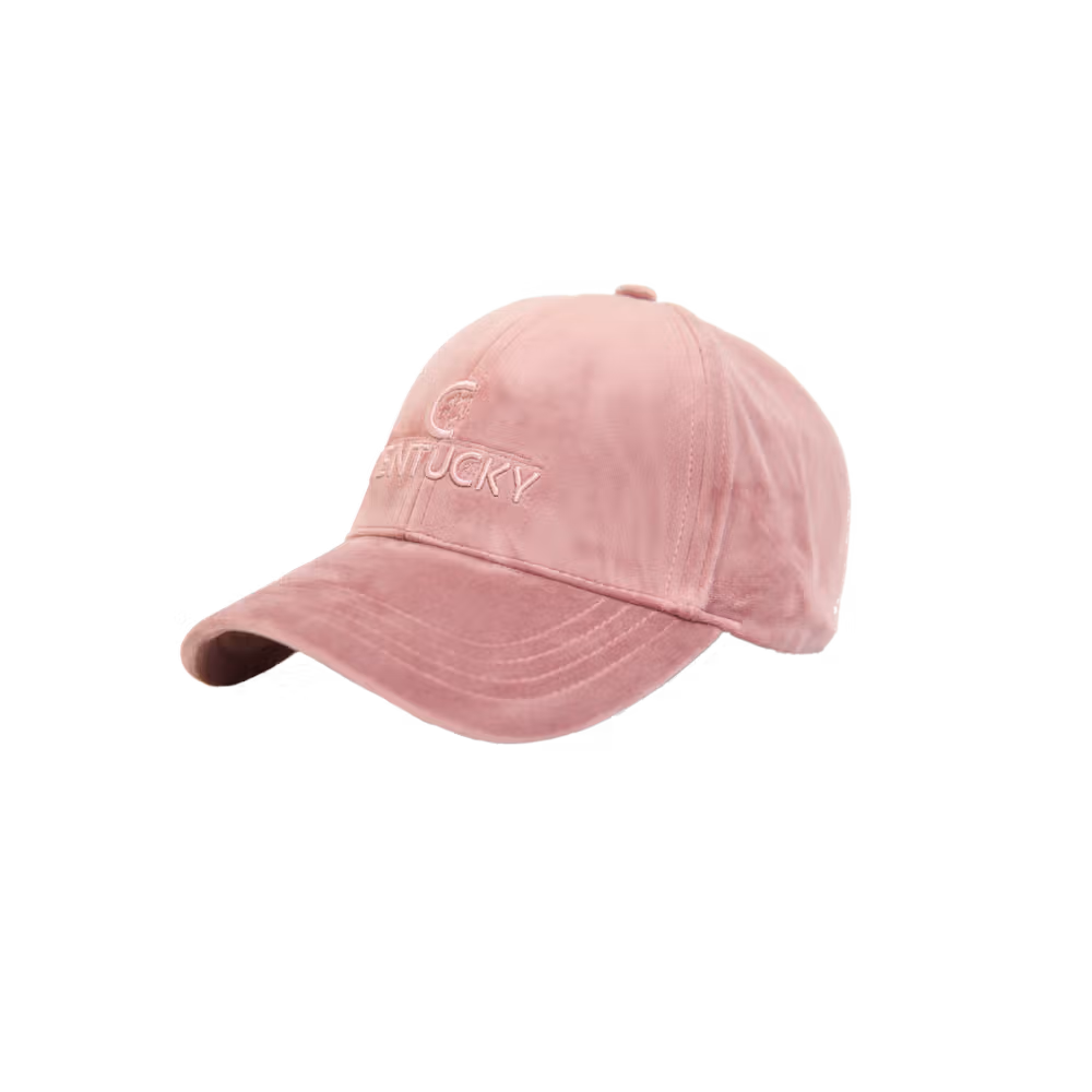 Baseball cap velvet Mustard