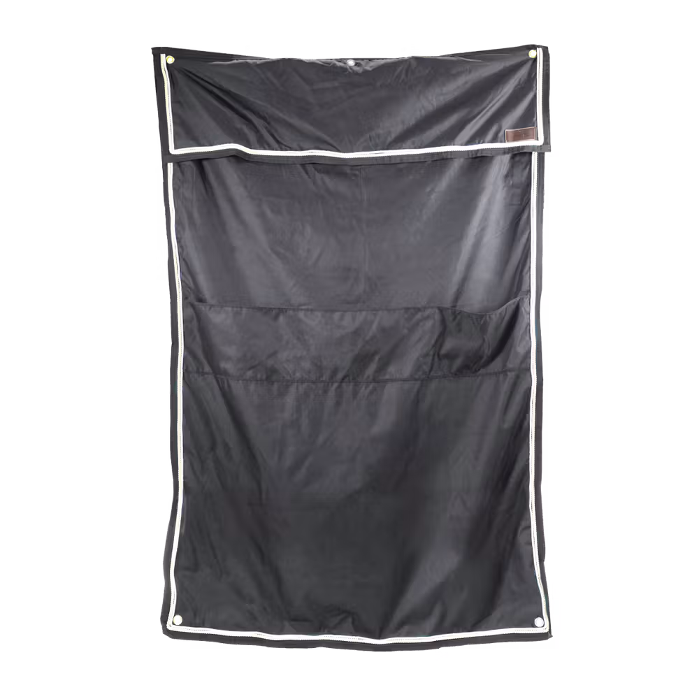 Stable curtain waterproof classic with pockets bordeaux 135cmx200cm