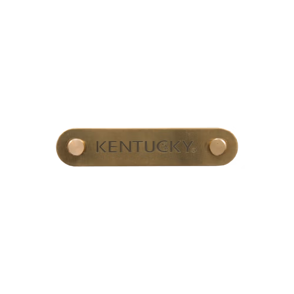 Name/Logo plate Halter gold
