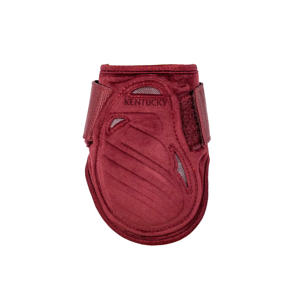 Young Horse fetlock boots Velvet red S