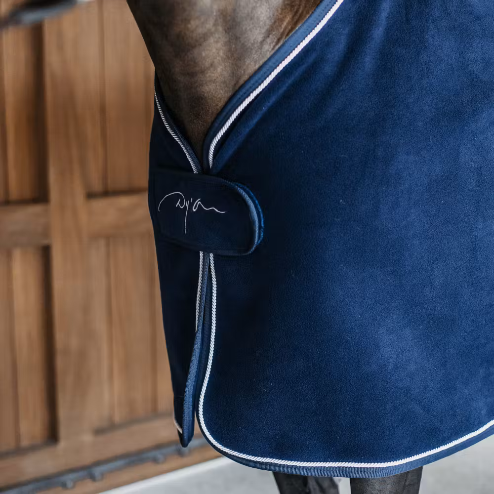 Rug Heavy Fleece Navy 145