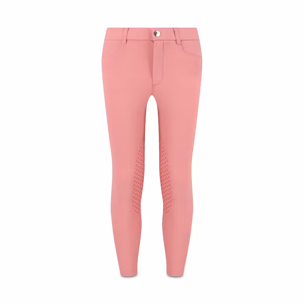 Miami city kids girl breeches knee grip light purple size 120