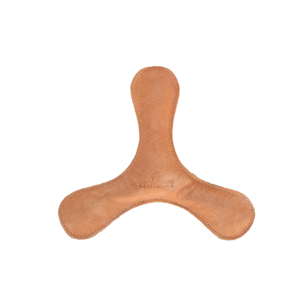 Dog toy pastel boomerang beige