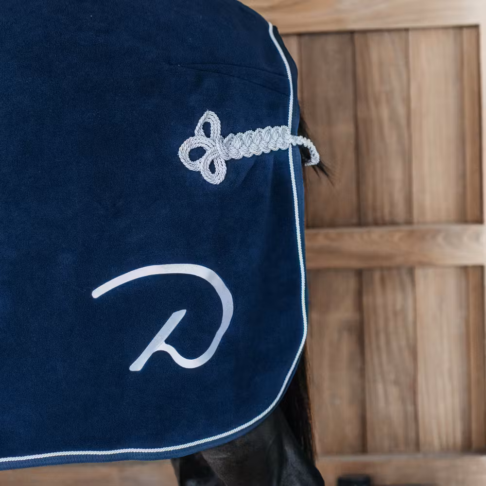 Rug Heavy Fleece Navy 145