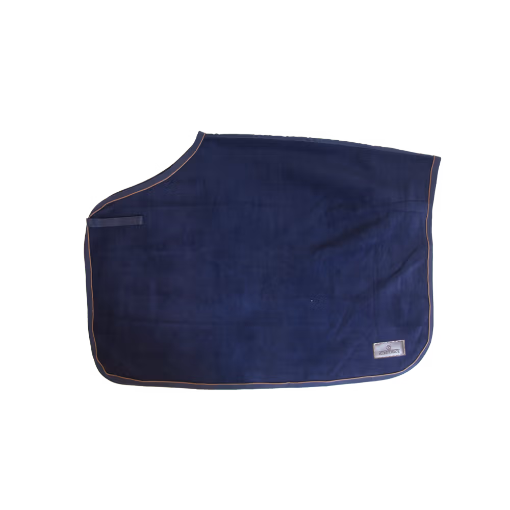Quarter rug heavy fleece navy large