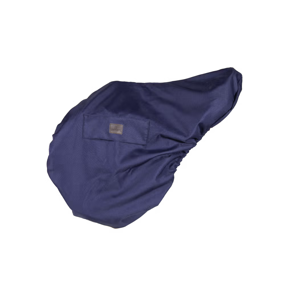 Saddle cover waterproof show jumping navy