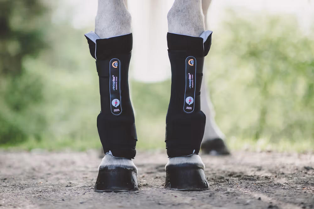 Magnetic Stable boots Recuptex black
