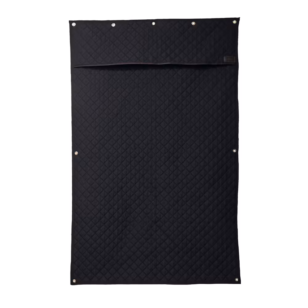Stable curtain dark green