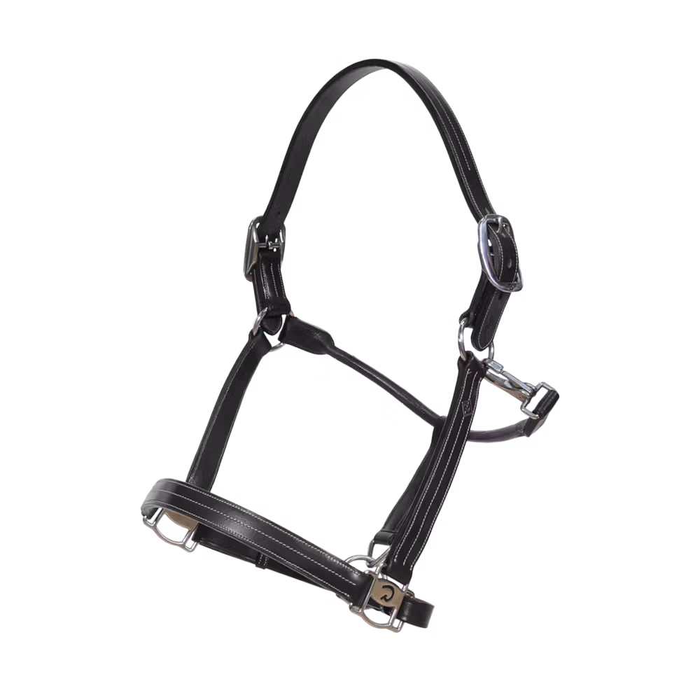 US Halter with adjustment WO coll, Full/brown