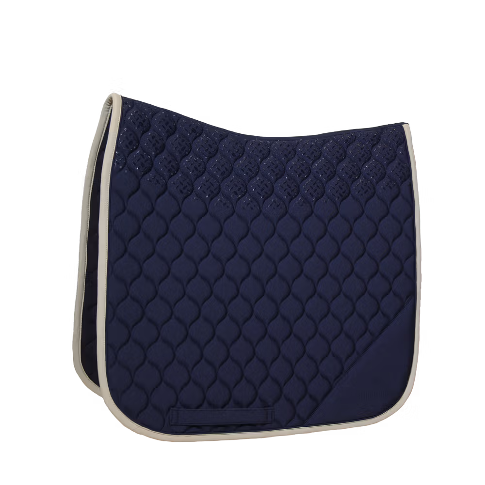 Saddle Pad softshell onion quilt dressage kaki-old rose