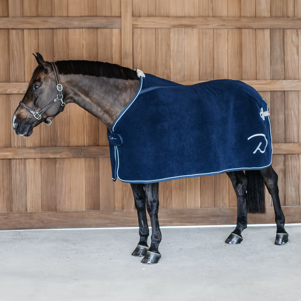 Rug Heavy Fleece Navy 145