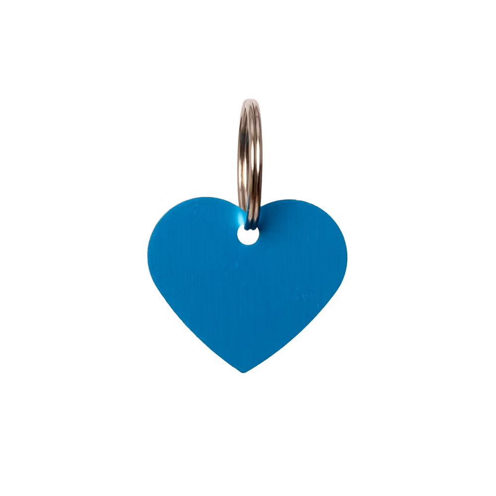 Name Plate heart size S 2,5cm old rose