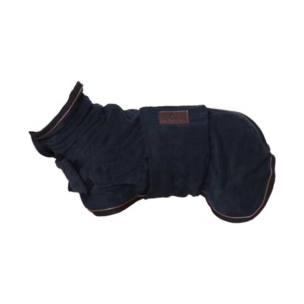 Dog coat towel black XXS 22.5cm-28cm