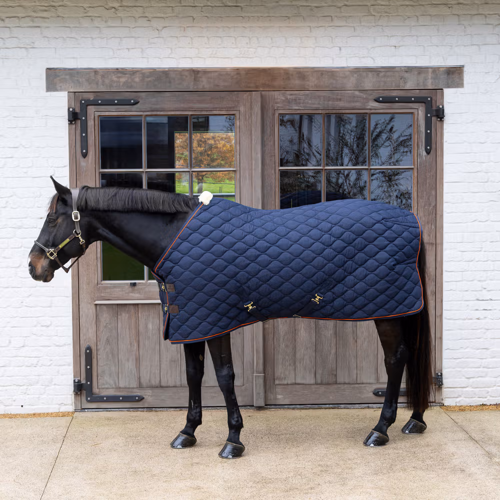 Stable rug wave navy 160g 125-5'9
