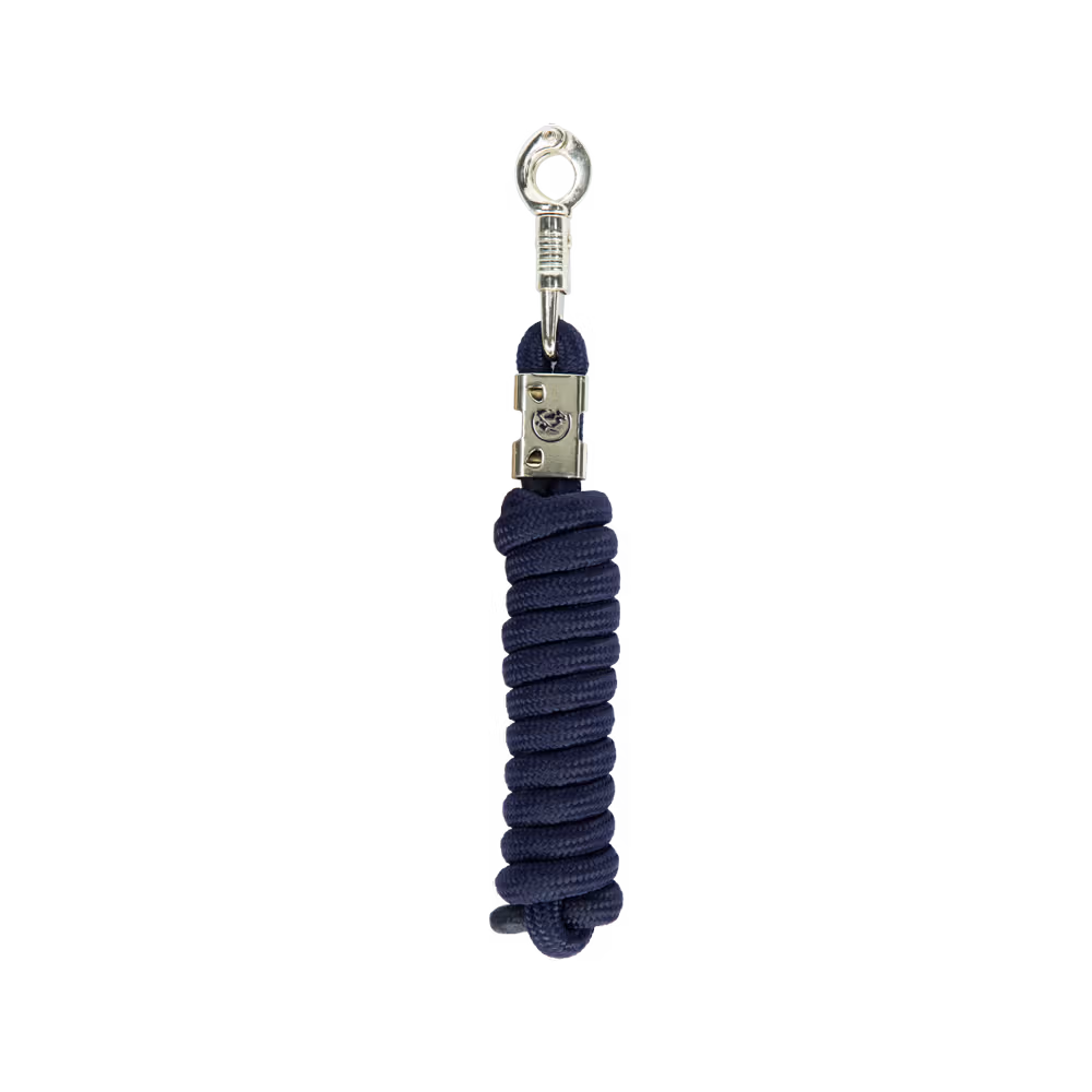 Lead rope panic hook navy 2m