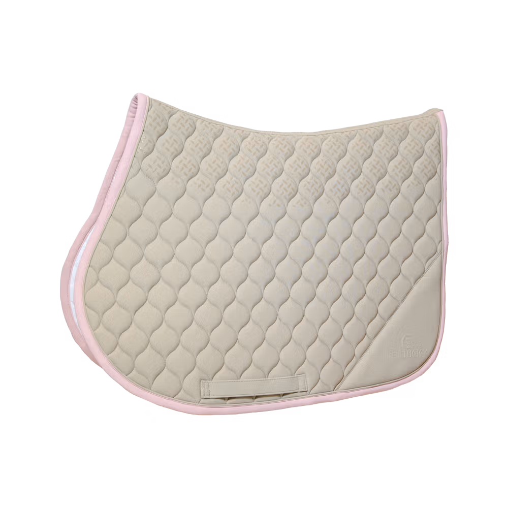 Saddle Pad softshell onion quilt jumping navy-beige