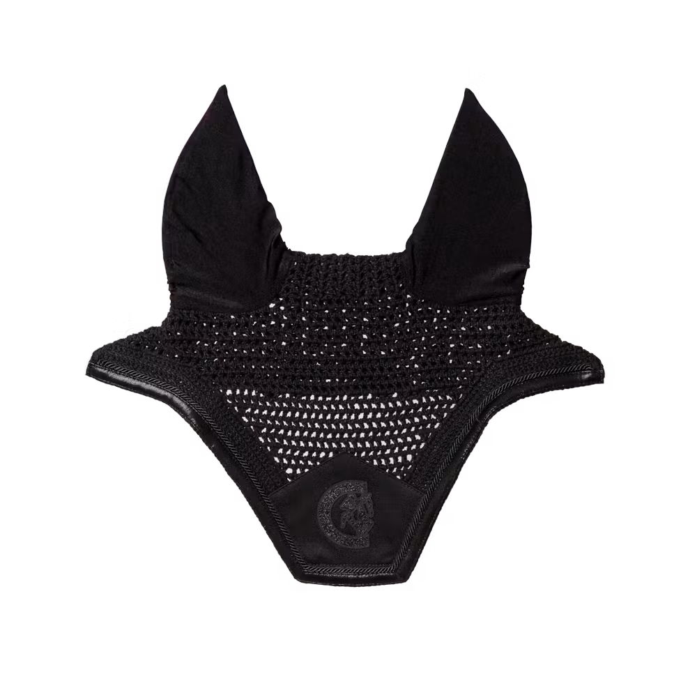Fly veil wellingtonglitter sparkling black
