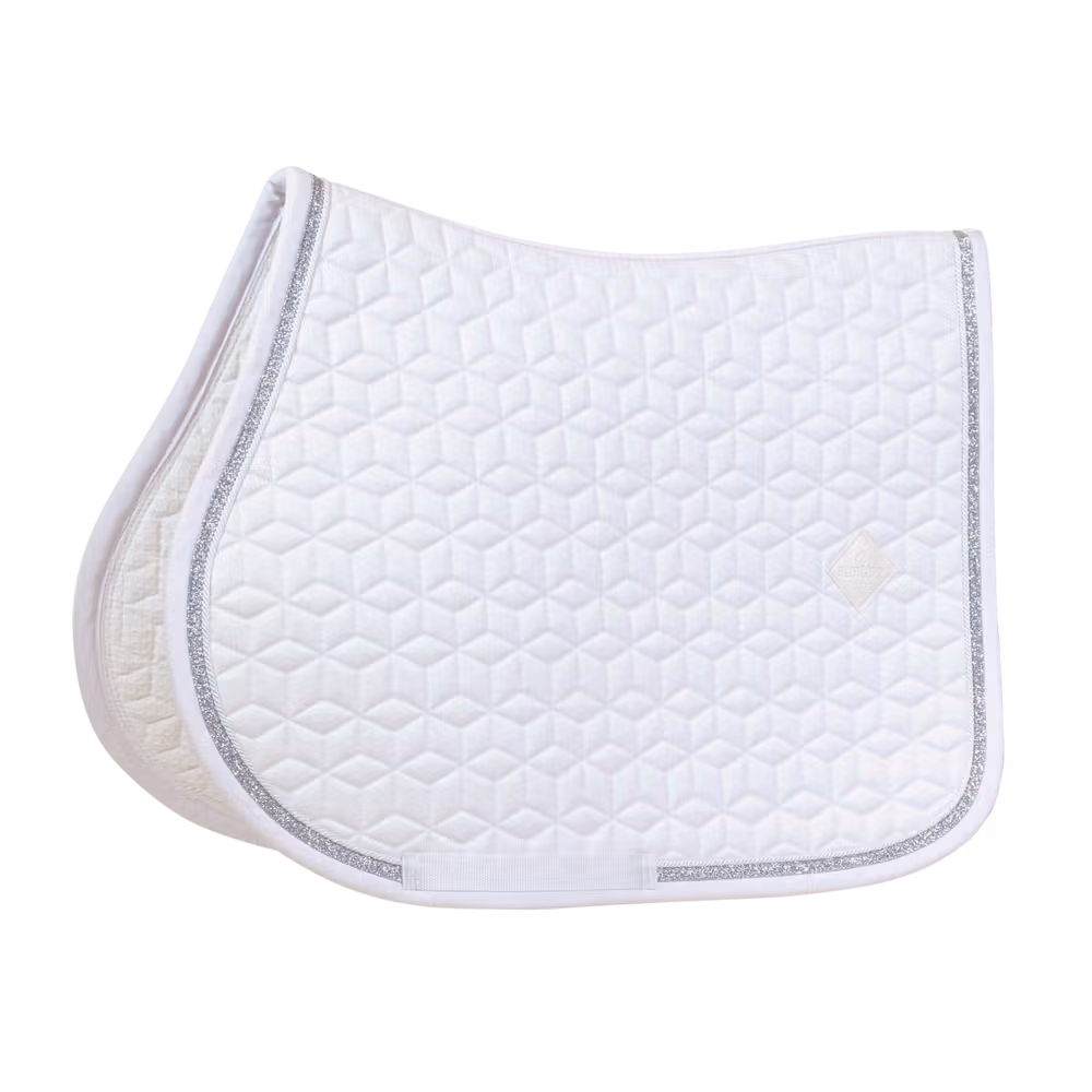 Saddle Pad glitter rope show jumping navy pony