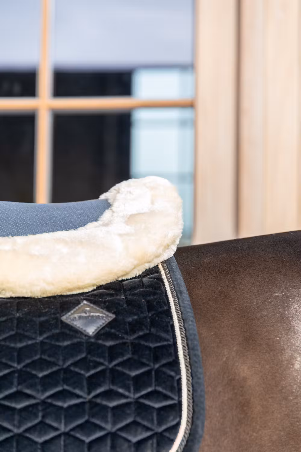 Sheepskin Half Pad Absorb Navy
