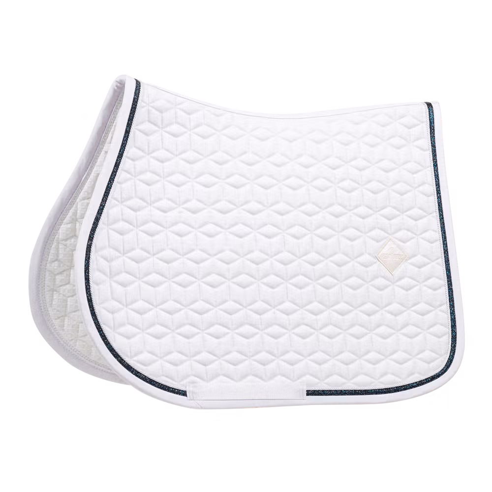 Saddle Pad glitter rope show jumping navy pony